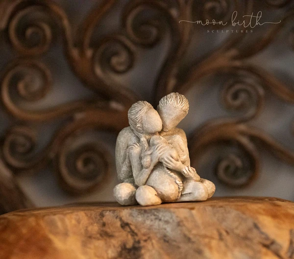 Birthing Couple Sculpture