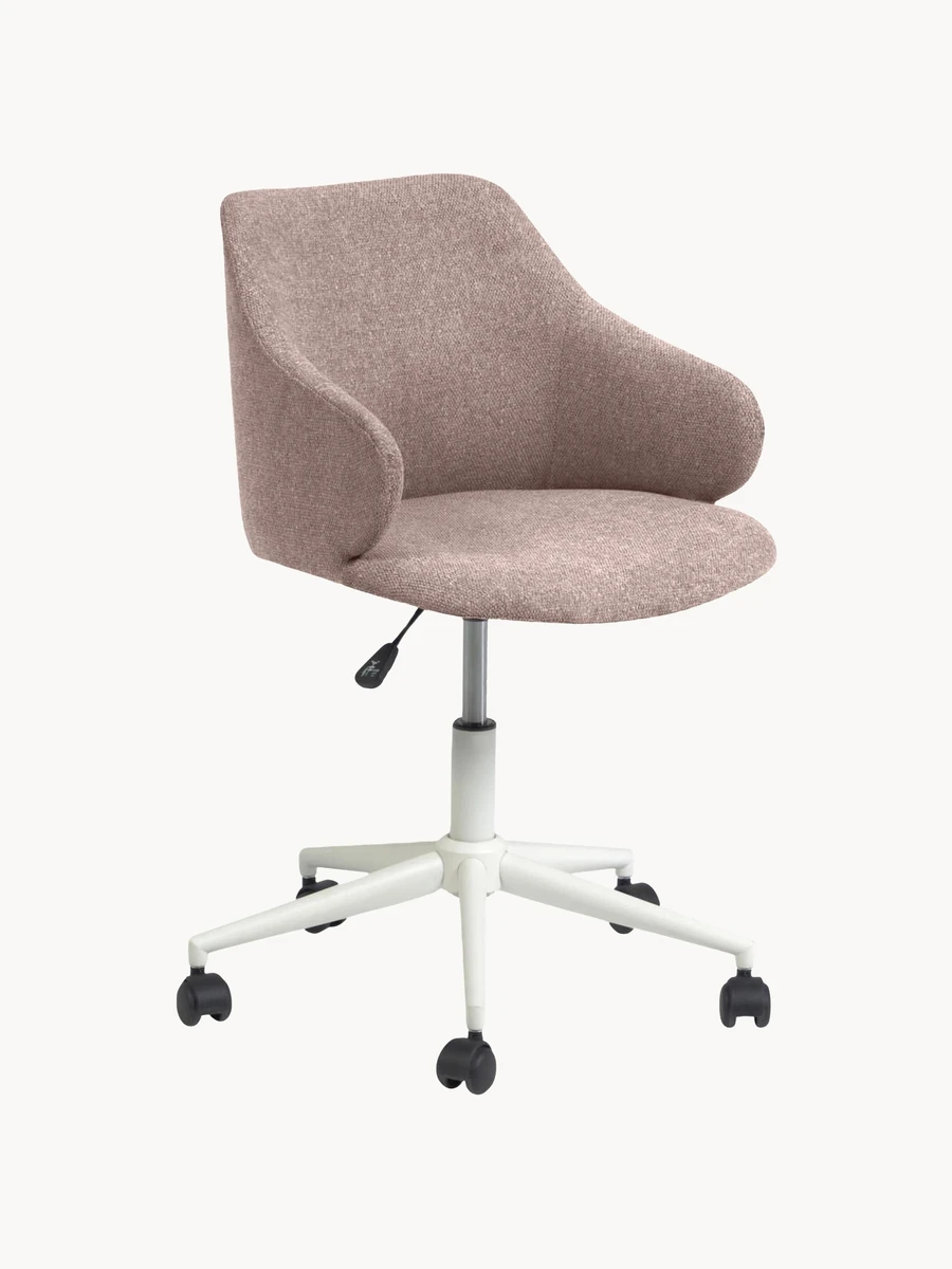 Chaise de bureau pivotante Einara, hauteur ajustable