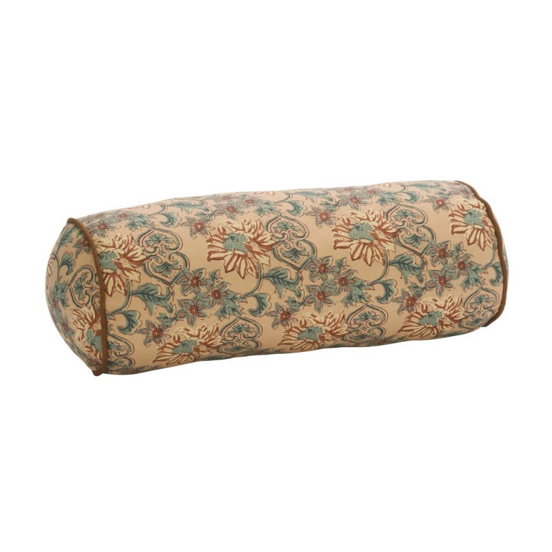 Traversin coussin imprimé floral