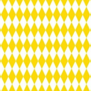 Harlequin Diamond Circus Yellow Fabric | Spoonflower