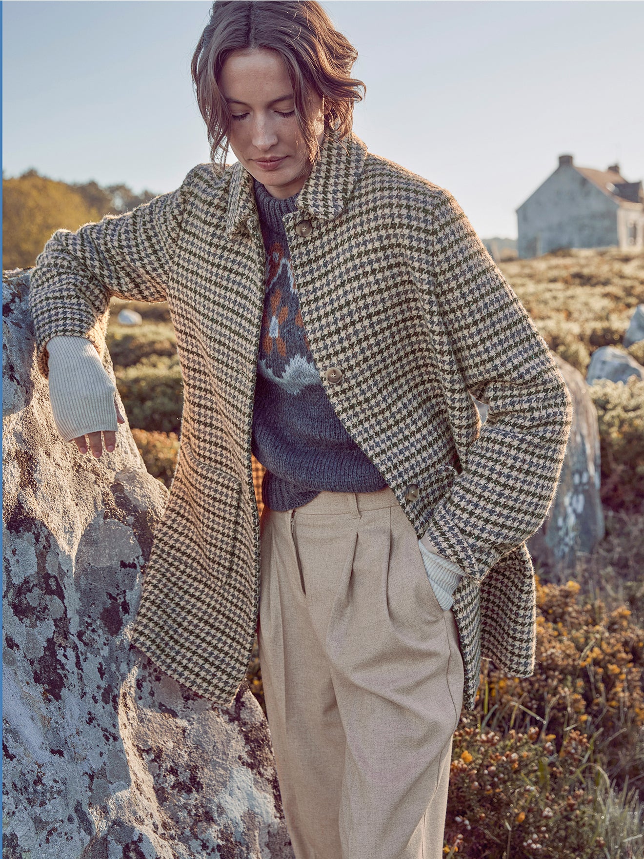 Manteau Court Manteau ImprimÃ© Carreaux Manteau Court Carreaux