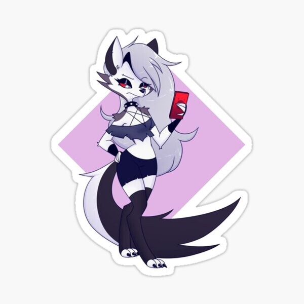 Helluva boss loona | Sticker