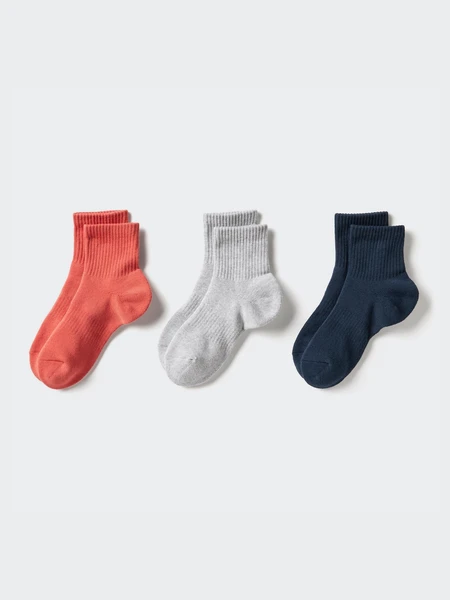 Chaussettes (Côtelées, Lot de 3)