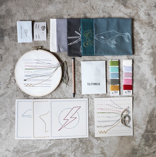Kit de découverte broderie Sea Numero 74 Jouet et Loisir