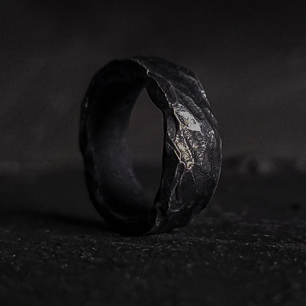 Viking Ring - Hand Forged Ring, Pagan Wedding Band, Norse Ring, Viking Wedding Band, Chunky rings, Celtic Ring