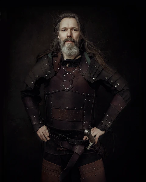 Albrecht - Plastron | brun | leather armor | 988717