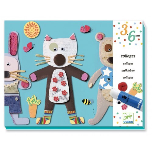 Atelier Collages des petits Djeco pour Mélody