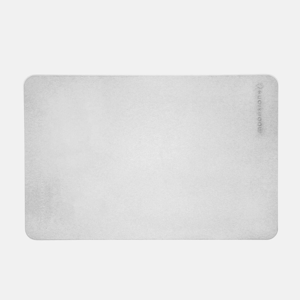 Tapis de bain Terra en pierre de diatomite Blanc éternel - MOONSTONE