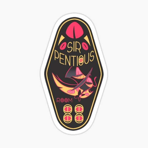 Hôtel Hazbin - Chambre Sir Pentious | Sticker