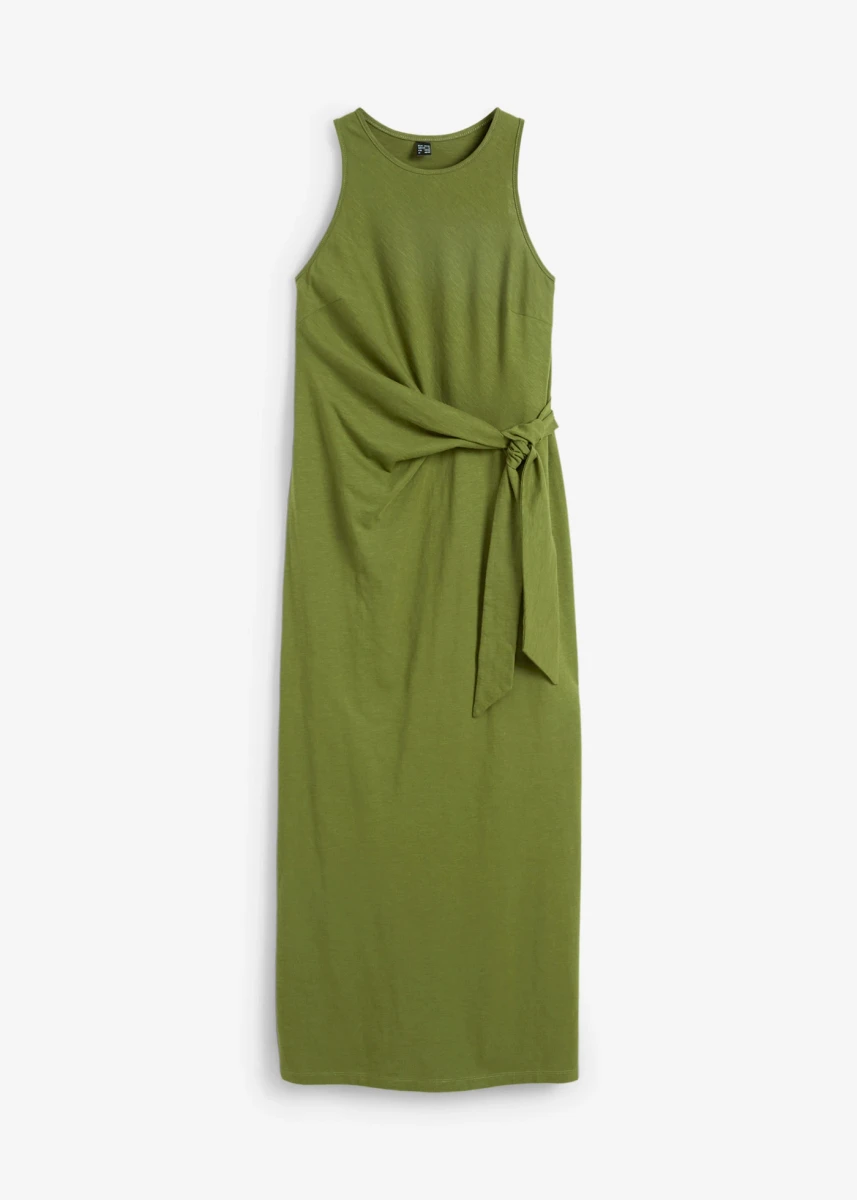 Robe longue en coton