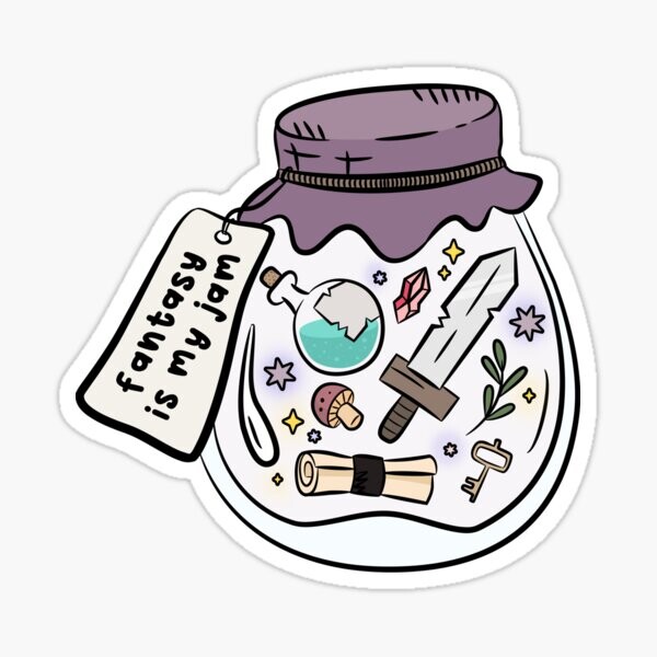 la fantaisie est ma confiture | Sticker