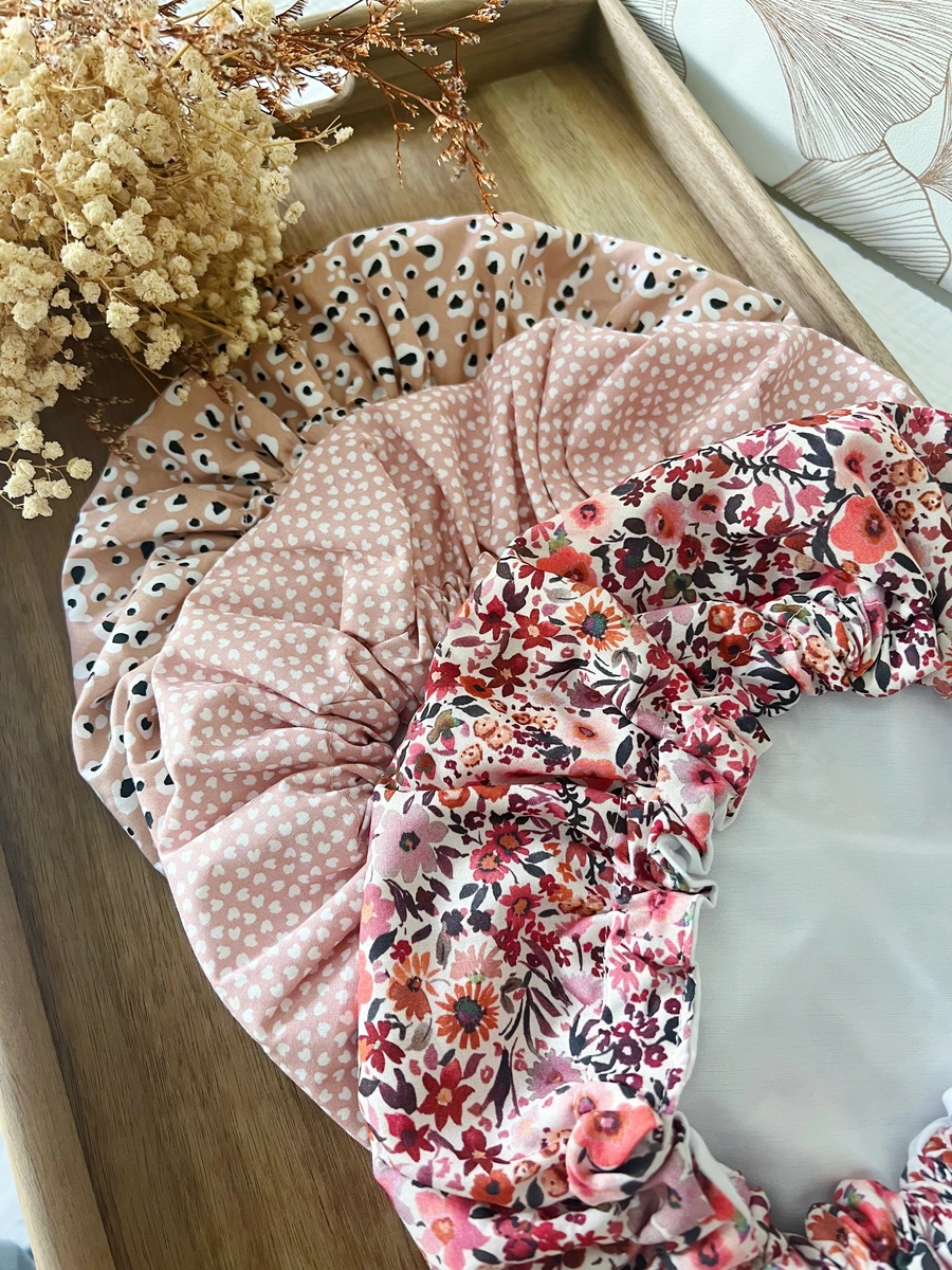 Bonnet de douche imperméable et charlotte bain lavable