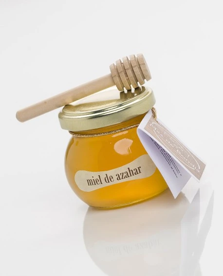Tarro de miel de azahar de la firma Mas de Bondia ideal para detalles