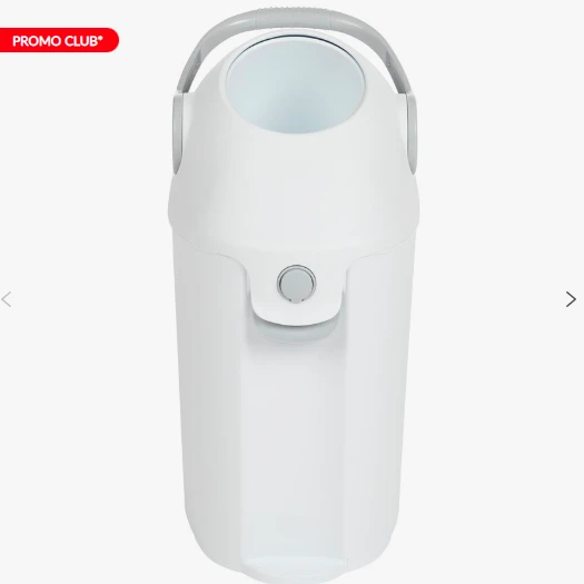 Poubelle à couches diaperoo blanc