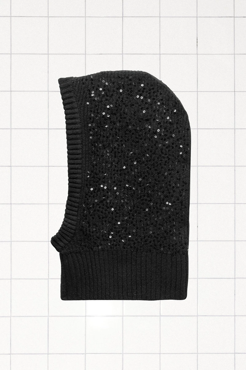Cagoule à paillettes Femme