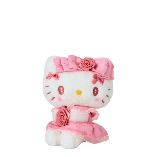 Hello Kitty Plush Mascot Keychain (Dolly Rose Design Series)