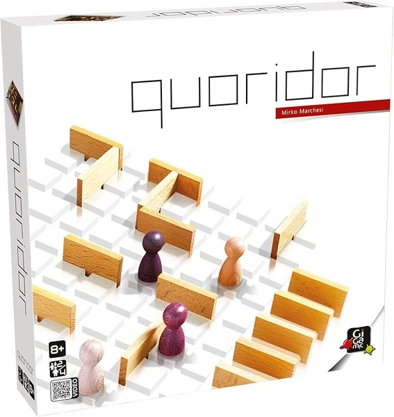 Quoridor Classic FR, 2 - 4 jouers, Brun, Marron, Beige