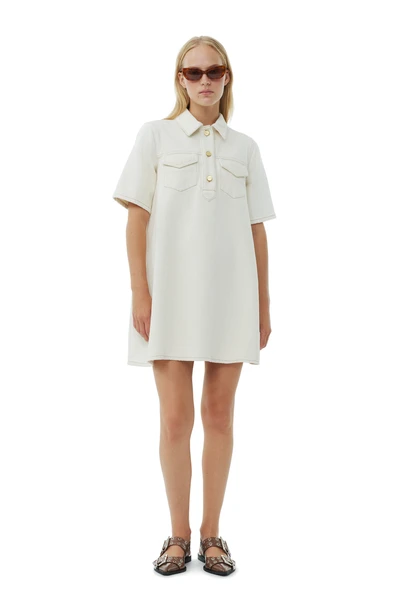 Robe White Heavy Denim Mini