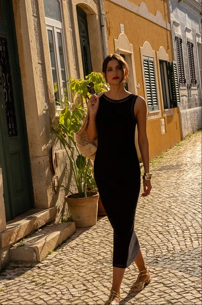 Robe Maille Arlette noir