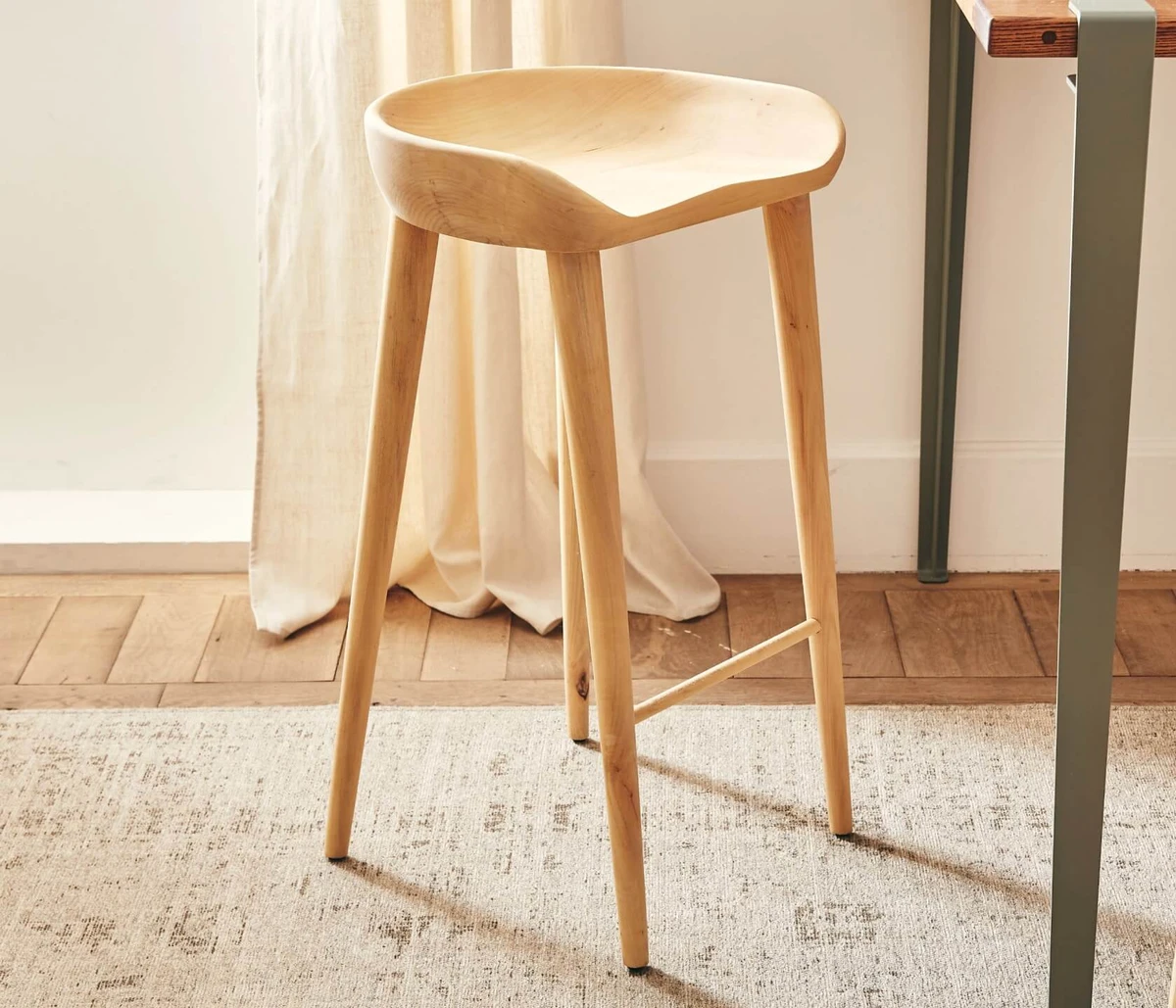 Tabouret en bois LYRA