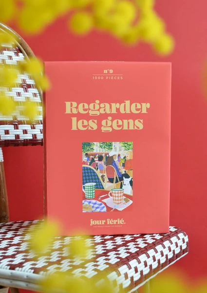 Puzzle 1000 pièces "Regarder les gens" - Jour férié