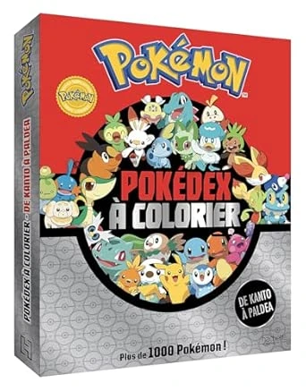 Pokémon - Pokedex à colorier de Kanto à Paldea: Livre de coloriages : The Pokémon Company: Amazon.fr: Books