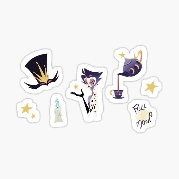 Helluva Boss - Page d'autocollants Stolas | Sticker