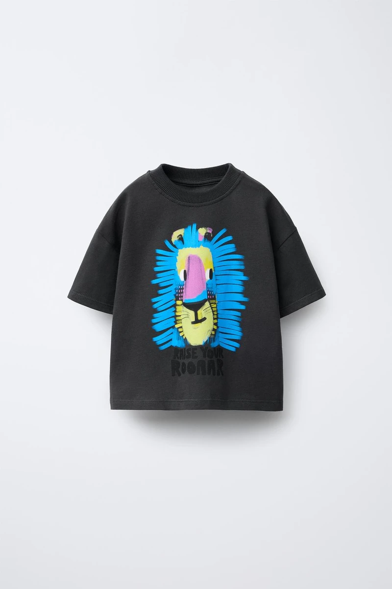 T-SHIRT À IMPRIMÉ ANIMAL