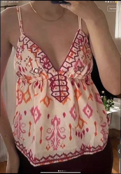 Top peplum Zara 