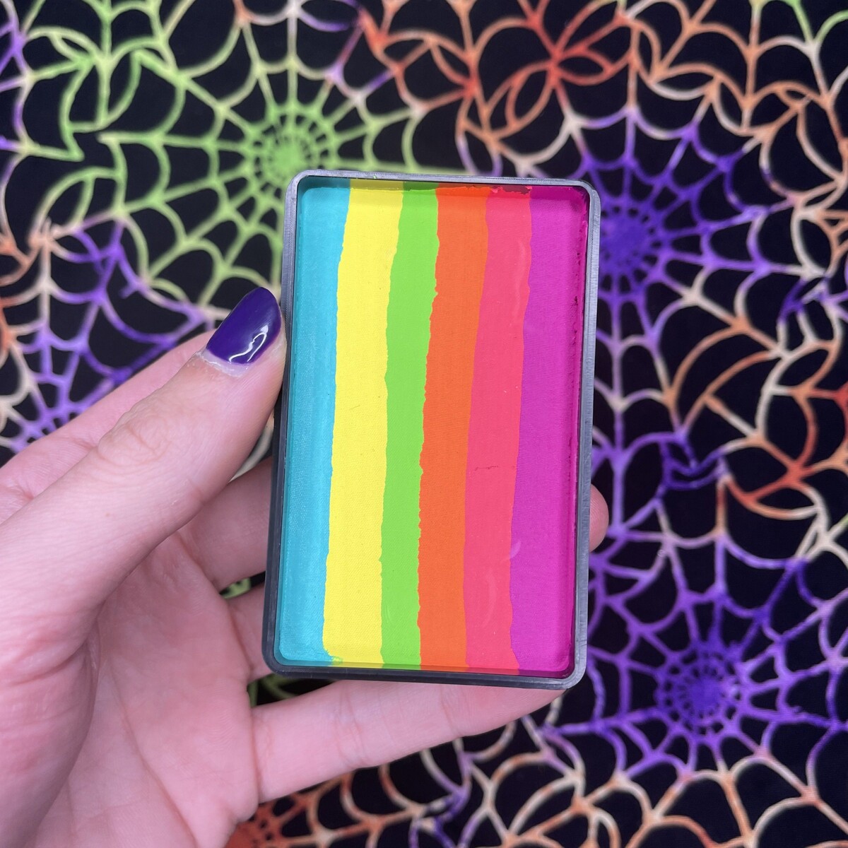 Rainbow Zombie Split cake liner