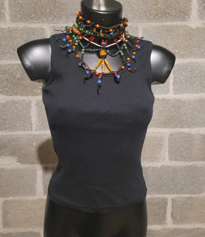 Top Kenzo à perles Taille S | Vinted