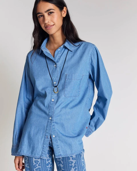 Chemise Anny bleu chambray