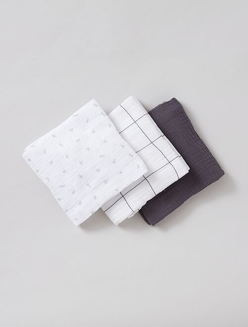 Lot de 3 langes