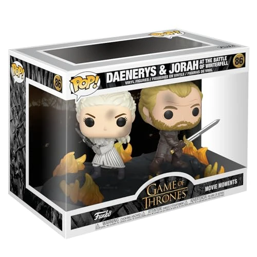 Funko Pop! Moment: Game of Thrones-Daenerys Targaryen &amp; Jorah B2B with Swords- Figurine en Vinyle à Collectionner - Idée de Cadeau - Produits Officiels - Jouets pour Les Enfants et Adultes