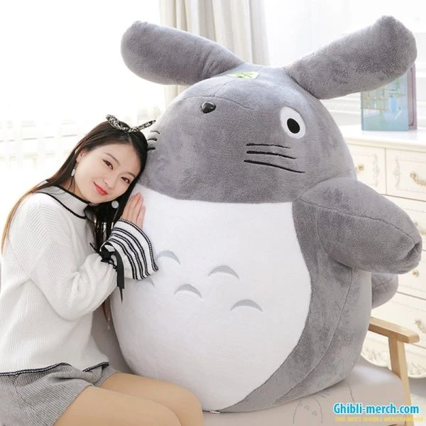 SUPER BIG Totoro Plush Stuffed Animal Soft 47-71inch (Biggest) | Studio Ghibli Merch Store