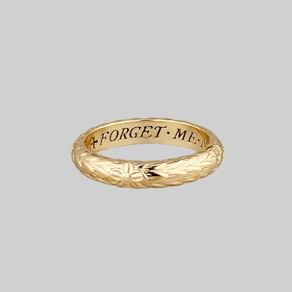 Forget Me Not Posie Ring - Gold – REGALROSE