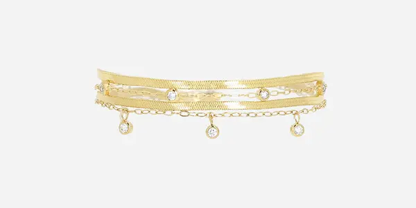 Bracelet Virtuose (Acier doré)