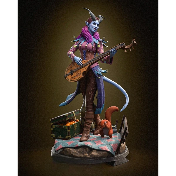 Alfira Figurine - Inspired by Baldur's Gate 3 - Unpainted - High Quality 14K Resin