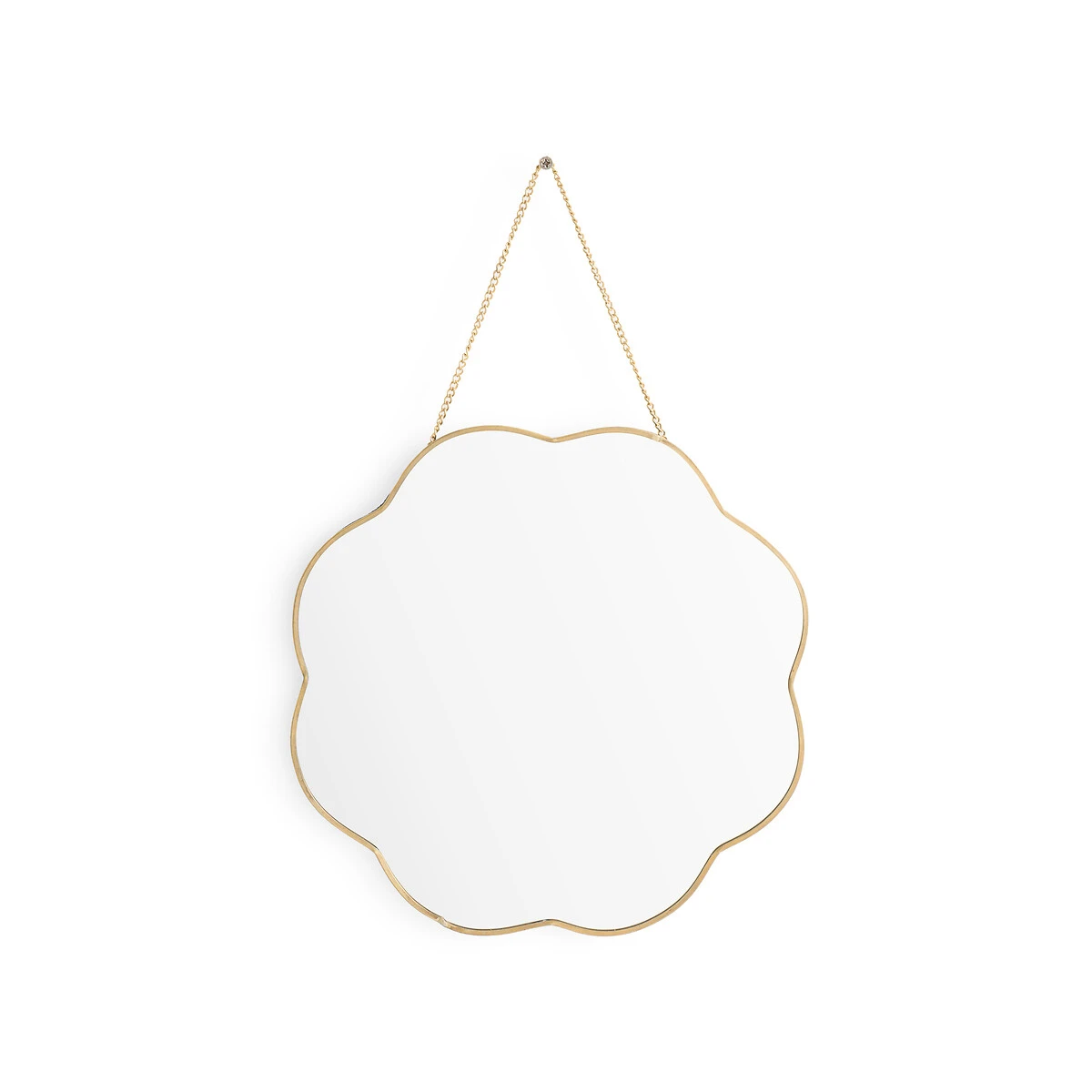 Miroir en laiton Ø30 cm, Uyova