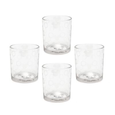 Disney Store Verres Mickey Mouse Blue Pattern, lot de 4 | shopDisney