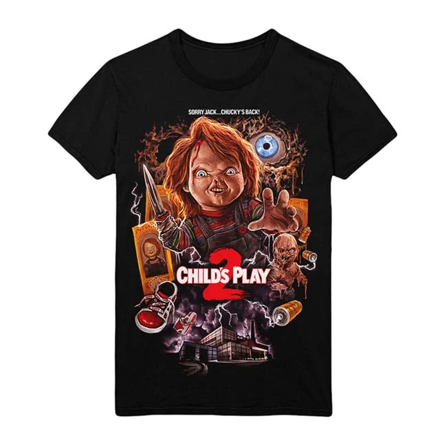 Gutter Garbs Horror T Shirt - Child's Play 2: Chucky's Back