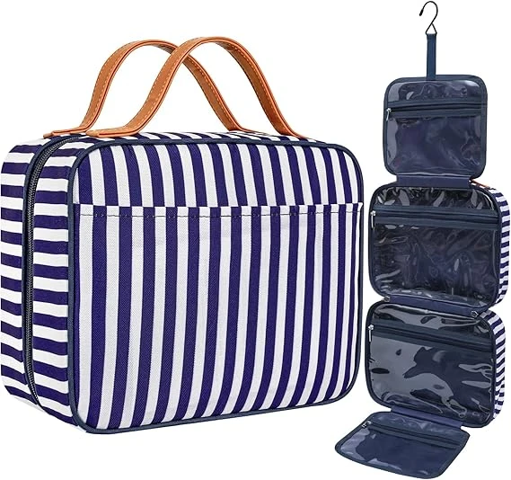 IDEATECH Trousse de Toilette Voyage pour Homme et Femme, Sac de Toilette Imperméable et Suspendu, Trousse Maquillage