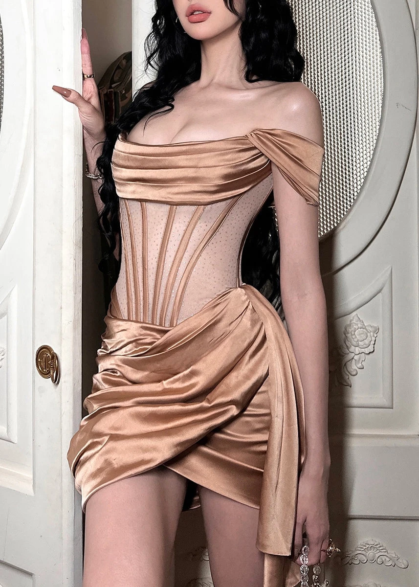 Madeline satin dress