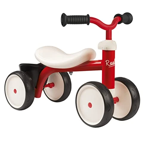 Smoby - Porteur Rookie Rouge - Métal - pour Enfant Dès 12 Mois - Selle Incurvée - Roues Silencieuses - 721400