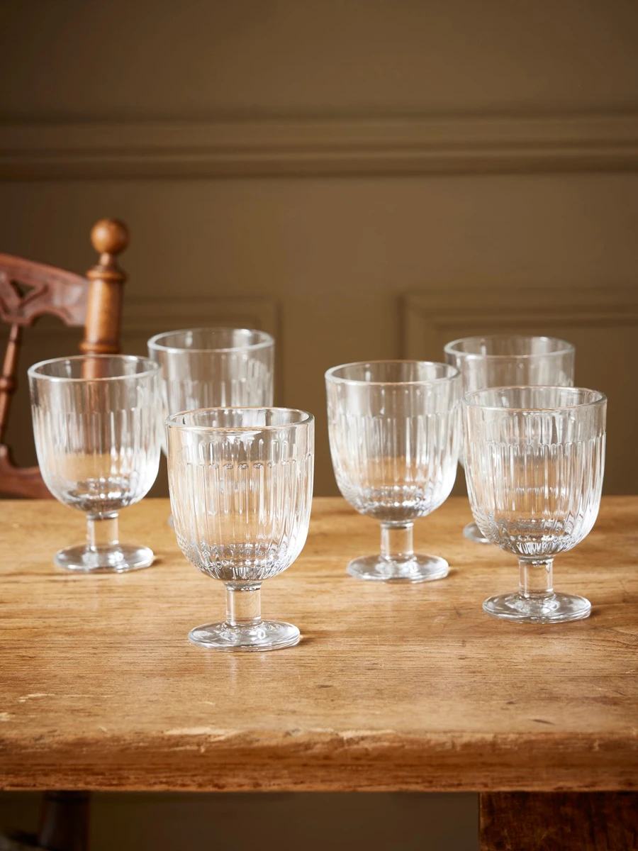 Verre à pied "Ouessant"  par lot de 6 - Collection La Rochère