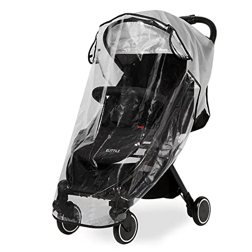Habillage Pluie Universelle pour Poussette -Protection Pluie Poussette Universelle -Protection contre les intempéries et le vent -Protection contre le soleil, la poussière, la neige