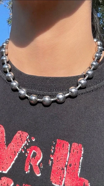 CHUNKY BALL CHAIN NECKLACE