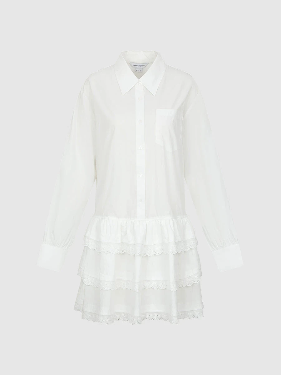 Loose Straight Shirt Dress