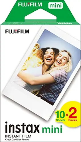 Fujifilm instax - Twin Films pour Mini - 86 x 54 mm - 10 Feuilles x 2 Paquets = 20 Feuilles