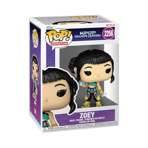 Funko Pop Animation: Kpop Demon Hunters - Zoey - Figurine en Vinyle à Collectionner - Idée de Cadeau - Produits Officiels